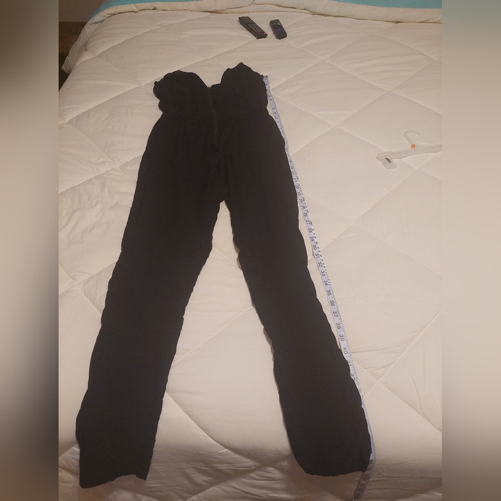 Strapless Jumpsuit, Deep V Neck, Stretchy - Picture 14 of 15